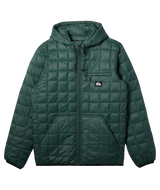 The Quiksilver Mens Check Mate Insulator Jacket in Forest