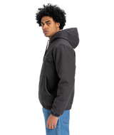 The Quiksilver Mens Straight Out Insulated Hooded Jacket in Tarmac