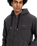 The Quiksilver Mens Straight Out Insulated Hooded Jacket in Tarmac