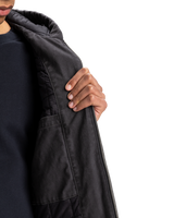 The Quiksilver Mens Straight Out Insulated Hooded Jacket in Tarmac