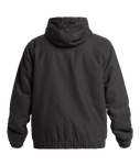 The Quiksilver Mens Straight Out Insulated Hooded Jacket in Tarmac