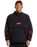 The Quiksilver Mens Griff Track Jacket in Black