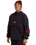 The Quiksilver Mens Griff Track Jacket in Black