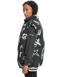 The Quiksilver Womens Collection Womens Uni Puff Gilet in Tarmac