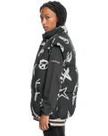 The Quiksilver Womens Collection Womens Uni Puff Gilet in Tarmac