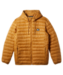 The Quiksilver Mens Scaly Hooded Jacket in Bone Brown