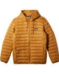 The Quiksilver Mens Scaly Hooded Jacket in Bone Brown