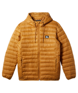 The Quiksilver Mens Scaly Hooded Jacket in Bone Brown