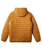 The Quiksilver Mens Scaly Hooded Jacket in Bone Brown