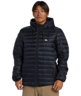 The Quiksilver Mens Scaly Hooded Jacket in Black