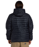 The Quiksilver Mens Scaly Hooded Jacket in Black