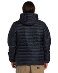 The Quiksilver Mens Scaly Hooded Jacket in Black