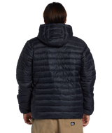 The Quiksilver Mens Scaly Hooded Jacket in Black