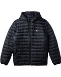 The Quiksilver Mens Scaly Hooded Jacket in Black