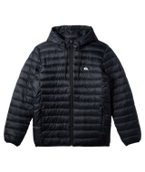 The Quiksilver Mens Scaly Hooded Jacket in Black