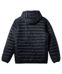 The Quiksilver Mens Scaly Hooded Jacket in Black