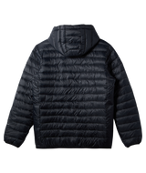 The Quiksilver Mens Scaly Hooded Jacket in Black