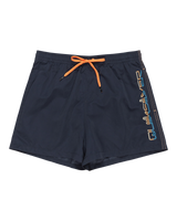 The Quiksilver Mens Behind Waves Volley Shorts in Navy Blazer