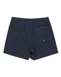 The Quiksilver Mens Behind Waves Volley Shorts in Navy Blazer