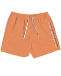 Behind Waves Volley Shorts in Tangerine