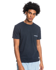 The Quiksilver Mens La Grande Mer T-Shirt in Navy Blazer Heather