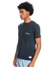 The Quiksilver Mens La Grande Mer T-Shirt in Navy Blazer Heather