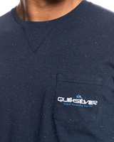 The Quiksilver Mens La Grande Mer T-Shirt in Navy Blazer Heather