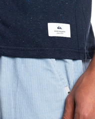 The Quiksilver Mens La Grande Mer T-Shirt in Navy Blazer Heather