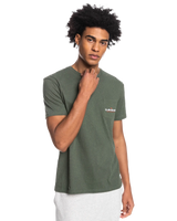 The Quiksilver Mens La Grande Mer T-Shirt in Thyme Heather