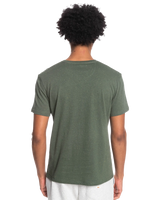 The Quiksilver Mens La Grande Mer T-Shirt in Thyme Heather