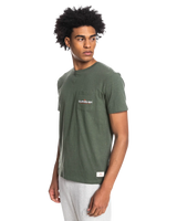 The Quiksilver Mens La Grande Mer T-Shirt in Thyme Heather