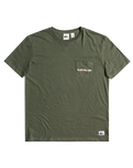 The Quiksilver Mens La Grande Mer T-Shirt in Thyme Heather