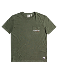 The Quiksilver Mens La Grande Mer T-Shirt in Thyme Heather