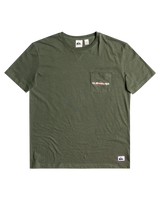 The Quiksilver Mens La Grande Mer T-Shirt in Thyme Heather