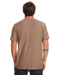 The Quiksilver Mens Kentin T-Shirt in Kentin Fossil