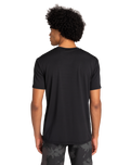 The Quiksilver Mens Lap Time T-Shirt in True Black