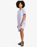 The Quiksilver Womens Collection Womens Uni Towel T-Shirt Dress in Hydrangea