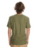 The Quiksilver Mens Slub T-Shirt in Four Leaf Clover