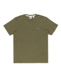 The Quiksilver Mens Slub T-Shirt in Four Leaf Clover