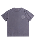 The Quiksilver Mens Emby Mineral T-Shirt in Estate Blue