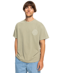 The Quiksilver Mens Emby Mineral T-Shirt in Cypress