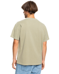 The Quiksilver Mens Emby Mineral T-Shirt in Cypress