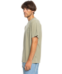 The Quiksilver Mens Emby Mineral T-Shirt in Cypress