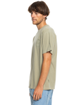 The Quiksilver Mens Emby Mineral T-Shirt in Cypress