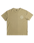 The Quiksilver Mens Emby Mineral T-Shirt in Cypress