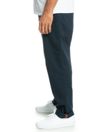 The Quiksilver Mens MW Stretch Chinos in Navy Blazer