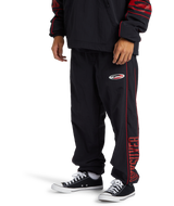 The Quiksilver Mens Griff Joggers in Black