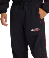 The Quiksilver Mens Griff Joggers in Black