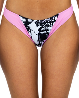 The Quiksilver Womens Collection Womens Classic High Cut Bikini Bottoms in Lilac
