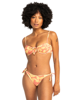 The Quiksilver Womens Collection Womens Uni Love Blows Bikini Bottoms in Canyon Clay 2 Tones Flower